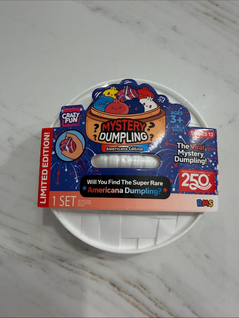 LIMITED EDITION Five Below Mystery Americana Dumpling-NWT Sealed 100% Authentic